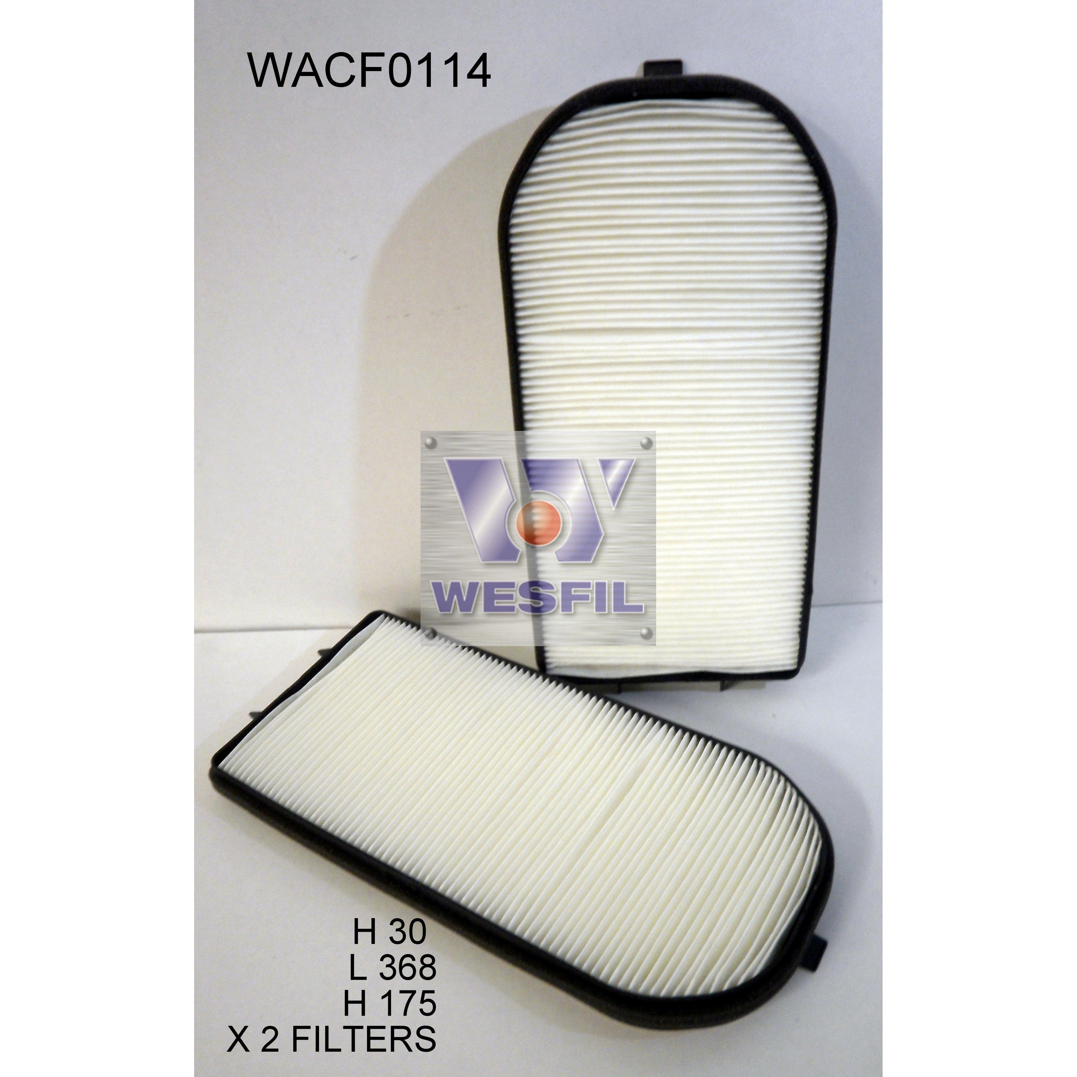 Wesfil Cabin/Pollen Air Filter - WACF0114