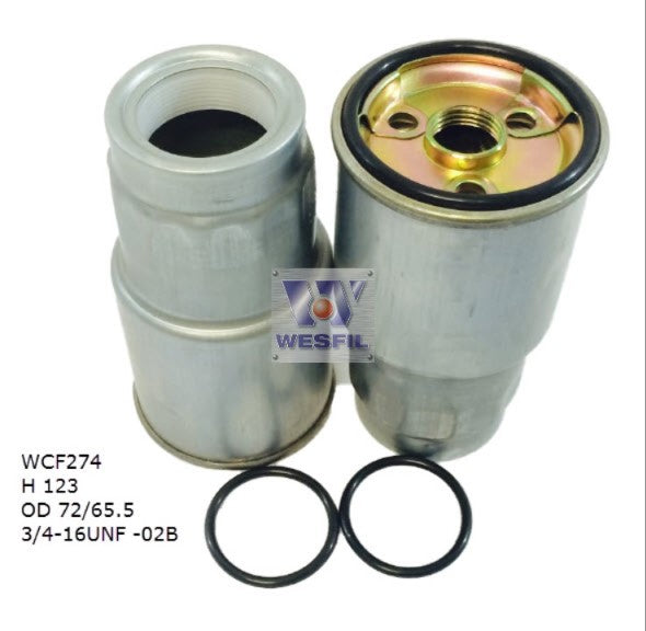 Wesfil Diesel Fuel Filter - WCF274NM (Z610)