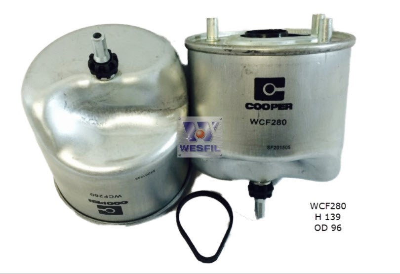 Wesfil Diesel Fuel Filter - WCF280 (Z968)