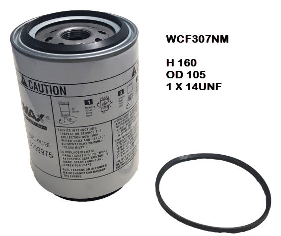 Wesfil Diesel Fuel Filter - WCF307NM (Z842)