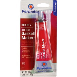 Permatex High-Temp Red RTV Silicone Gasket Maker - 81160