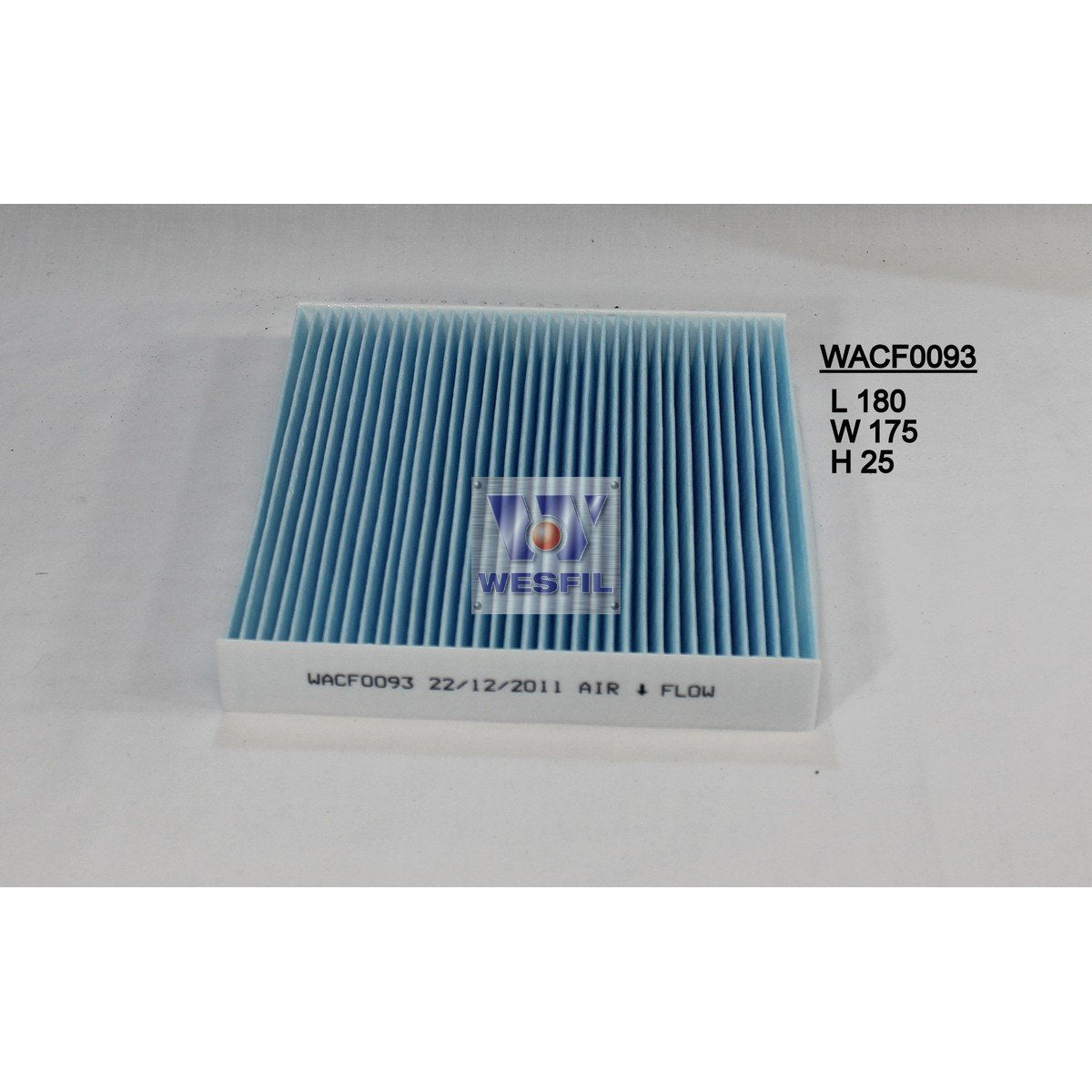 Wesfil Cabin/Pollen Air Filter - WACF0093