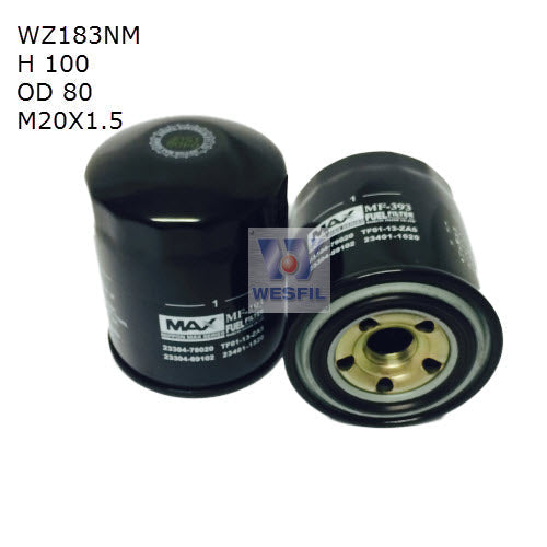 Wesfil Diesel Fuel Filter - WZ183NM (Z183)