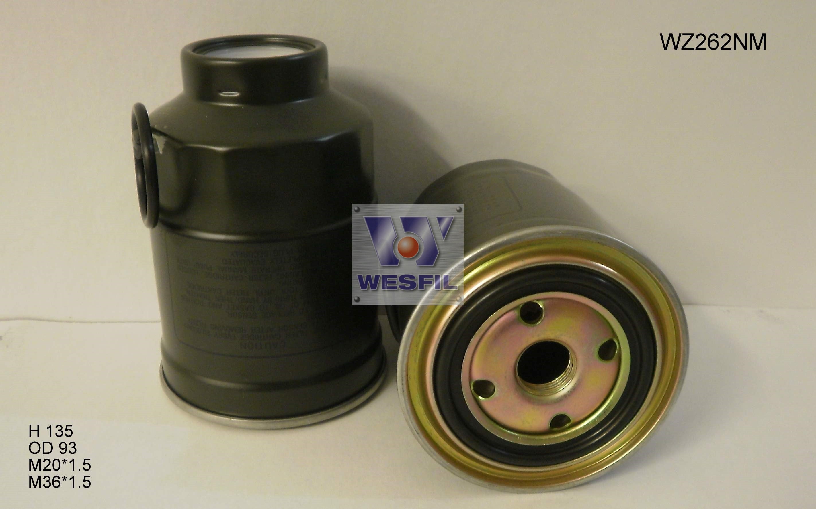 Wesfil Diesel Fuel Filter - WZ262NM (Z262)