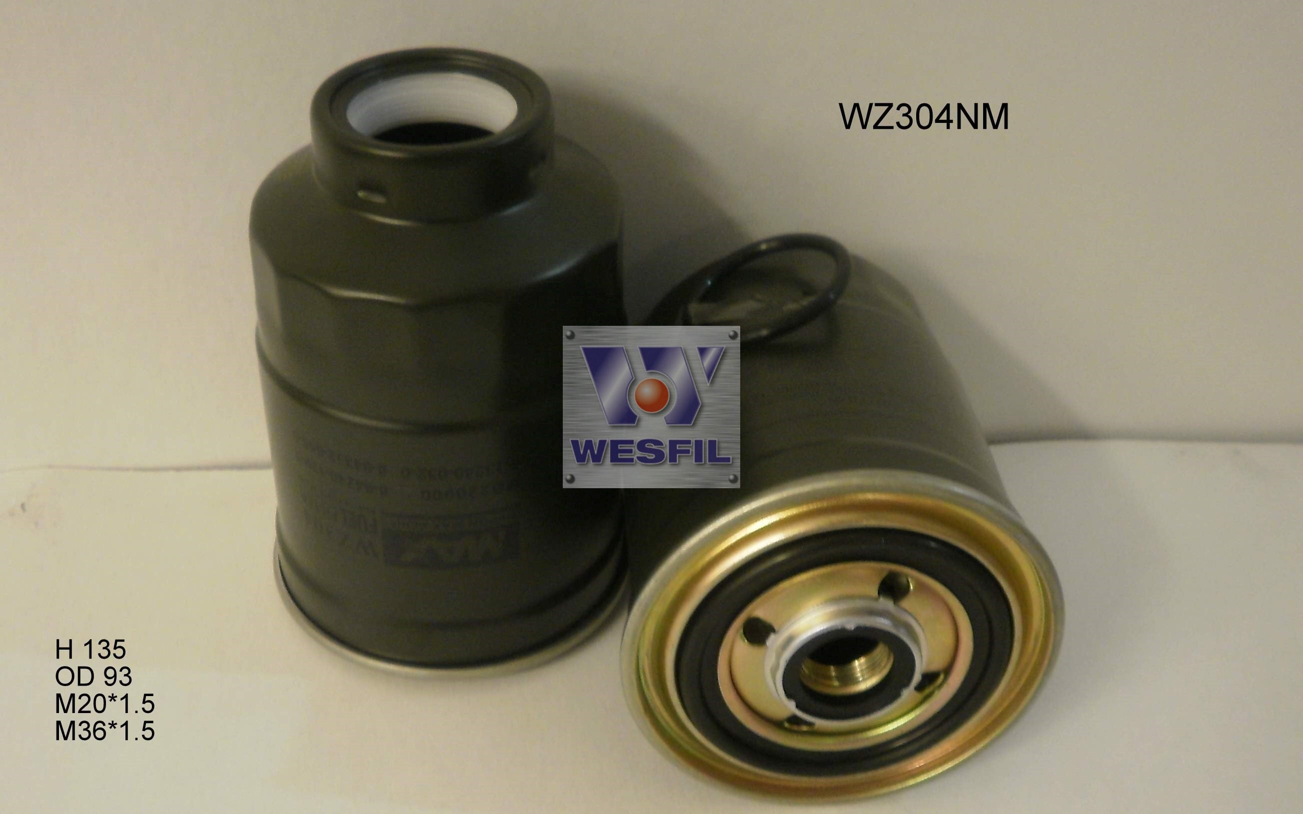 Wesfil Diesel Fuel Filter - WZ304NM (Z304)