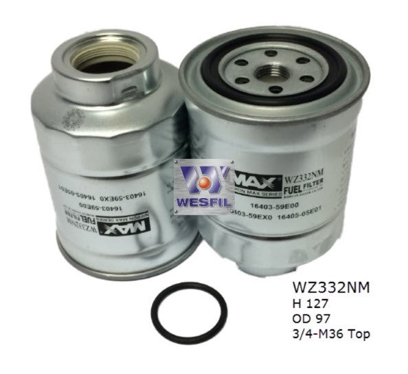 Wesfil Diesel Fuel Filter - WZ332NM (Z332)