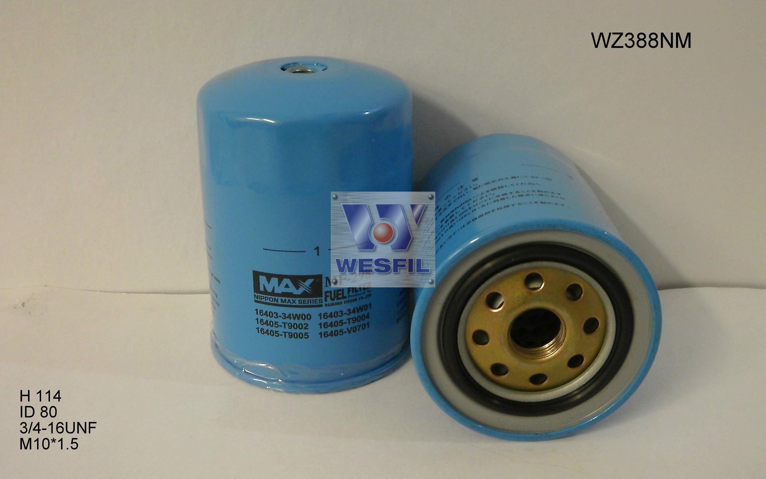 Wesfil Diesel Fuel Filter - WZ388NM (Z388)